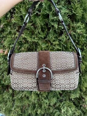 Coach Vintage Soho Suede Leather Shoulder Bag